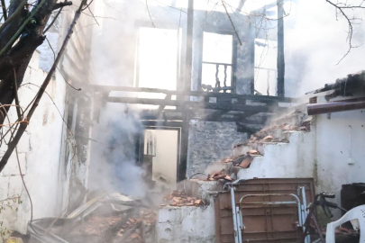 Muğla'da İki Ev Alevlere Teslim Oldu