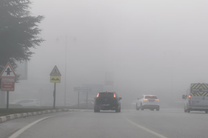 İnegöl'de Sis Etkili Oldu