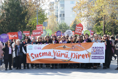 Nilüfer'den tek ses! Şiddete hayır!