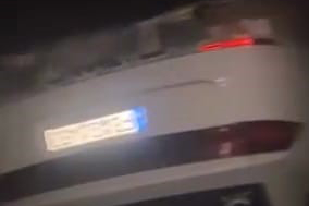 Lastiği Patlayan Otomobil Şarampole Uçtu