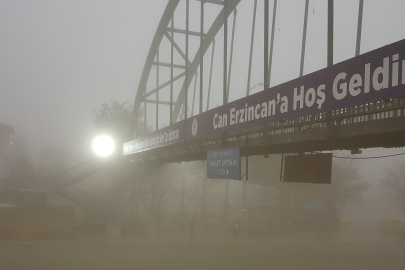 Erzincan güne sis, pus, kırağıyla uyandı