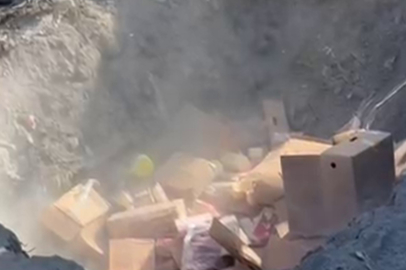 Hatay'da 'gıda' operasyonu: 1 ton malzeme gömülerek imha edildi!