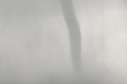 Denizde Çıkan Dev Hortum Böyle Görüntülendi