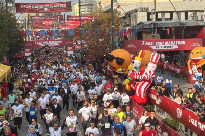 7. Gazi Yarı Maratonu Başladı