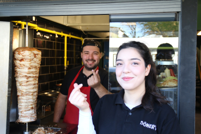 Eskişehir'de Kore usulü döner ilgi çekiyor