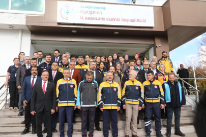 Eskişehir’de acil sağlık ekiplerinin vakalara ulaşma süresi 5.7 dakikaya indi