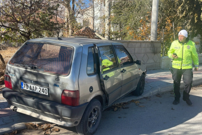 Karaman'da otomobilin çarptığı kadın yaralandı