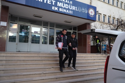 Mutfak dolabında gizlenirken polise yakalanan hükümlü cezaevine gönderildi