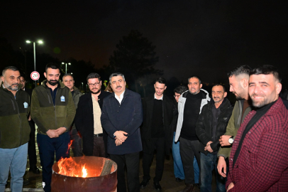 Başkan Oktay Yılmaz’dan Veterinerlik Ekibine Ziyaret