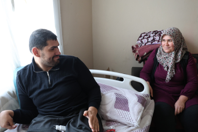 Boynuna batan bir tel nedeniyle bedensel ve zihinsel engelli hale geldi