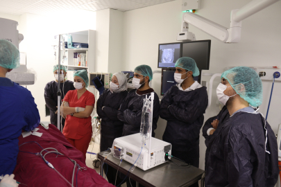 Türk hekimlerini izleyip tecrübe kazanmak isteyen yabancı doktorlar ESOGÜ'ye geldi