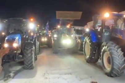 Yunanistan'da çiftçiler eylemde, İpsala Sınır Kapısı kapandı