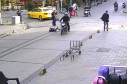 Minik Kıza Çarptı ve Kaçtı: Kaza Anı Kamerada