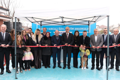 İnegöl’de Mürvet Kırcalı Özel Eğitim Anaokulu Açıldı