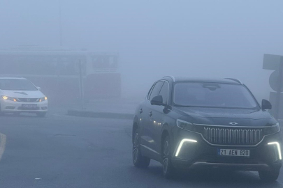 Uçak seferlerine sis engeli! Kentte göz gözü görmedi