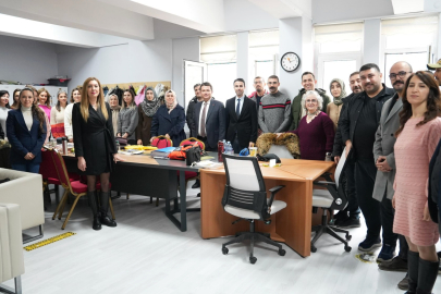 Başkan Aydın’dan Bursa Çimento Fabrikası Ortaokulu’na Destek Ziyareti