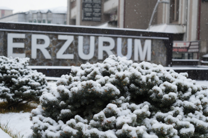 Erzurum Beyaza Büründü