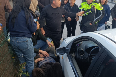 Karşıya Geçmek İsterken Otomobil Çarptı