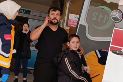 Nacakla oynayan çocuğun parmağı kopma tehlikesi atlattı