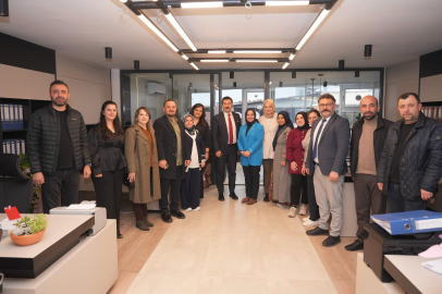 Başkan Ercan Özel’den Meclis Üyesi Bayrakdar’a Ofis Ziyareti