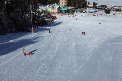 Sarıkamış'ta Kayak Keyfi