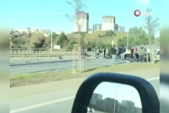 Başakşehir’de feci kaza: 1 ölü, 2 ağır yaralı