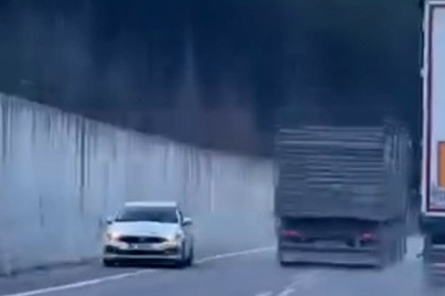 Trafikte Tehlikeli Hareketler Kamerada