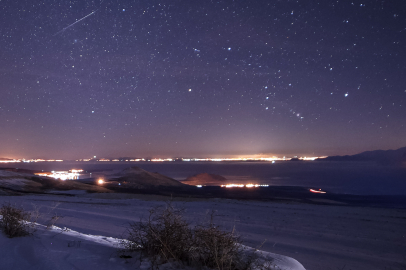 Meteor yağmuru, izleyenlere unutulmaz anlar yaşattı