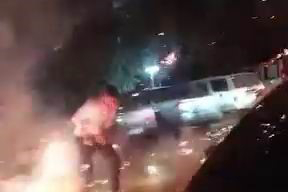 Düğün sonrası atılan havai fişekler bir kişinin elinde patladı