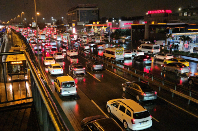 İstanbul'da Yoğun Trafik