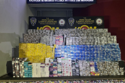 Adana'da Kaçak Sigara Operasyonu