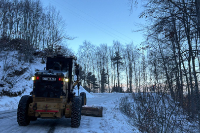 Osmangazi Belediyesi'nden yol genişletme ve tuzlama çalışması