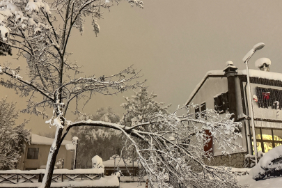 Kar yağışı kentte hayatı olumsuz etkiliyor