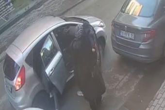 Korku dolu anlar saniye saniye güvenlik kameralarına yansıdı