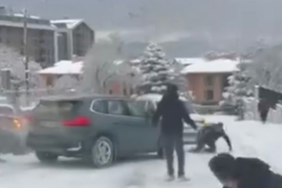 Kayan aracın altında kalmaktan böyle kurtuldu