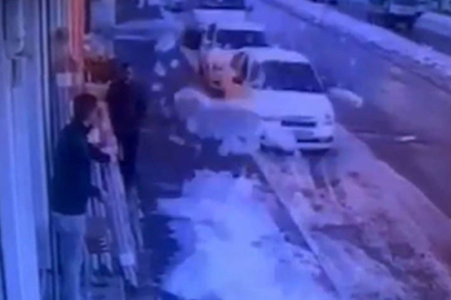 Kar kütlesinin altında kalmaktan saniyelerle kurtuldu