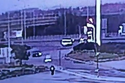 Korkunç Kaza Kamerada...