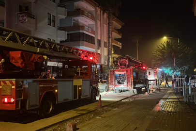 Animasyoncuların kaldığı personel lojmanında yangın paniği