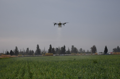 İşçinin 3 saatte yapacağı işi dron sıfır zayiatla 30 dakika yapıyor