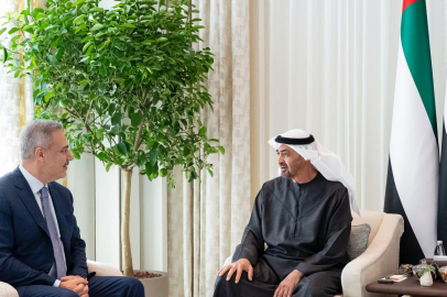 Dışişleri Bakanı Fidan, BAE Devlet Başkanı Al Nahyan ile bir araya geldi