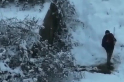 Kaçak avcıların "dron" paniği: Barınakları yıkıldı