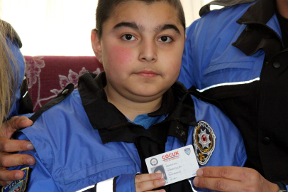 Polis olma hayali, bir günlüğüne bile olsa gerçeğe dönüştü