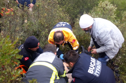 Uçurumdan Düşen Araç Yürekleri Ağza Getirdi!