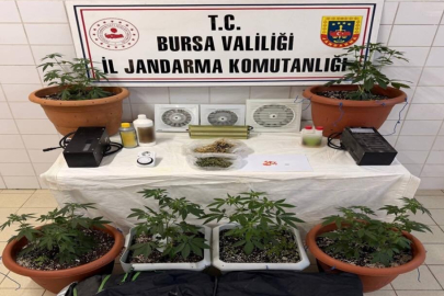 Evini uyuşturucu imalathanesine çevirdi