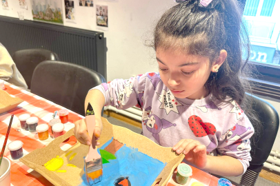 İnegöl’de sömestr  tatili sanatla renklendi