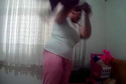 Böylede vicdansızlık olmaz: Bebeğe şiddet kamerada