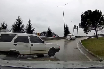 Cezaevine giderken; yolda kayan ve önüne kıran aracı gören avukat pusuya düştüğünü sandı
