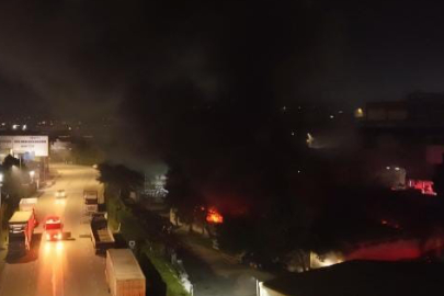 Sanayi Bölgesi Duman Altında Kaldı!