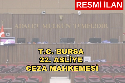T.C. BURSA 22. ASLİYE CEZA MAHKEMESİ