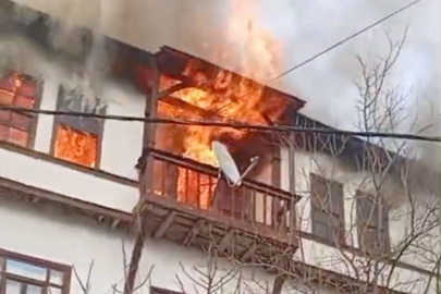 Bursa'da evde korkutan yangın